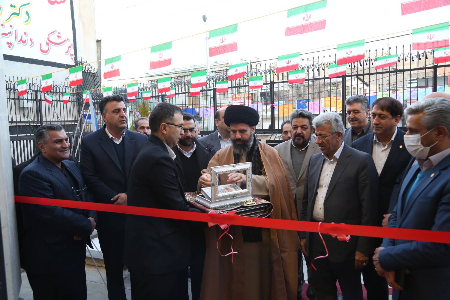  افتتاح ساختمان جدید شعبه بومهن بانک ملی ایران