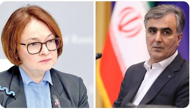 دیدار روسای‌ کل بانک مرکزی ایران و روسیه در مسکو