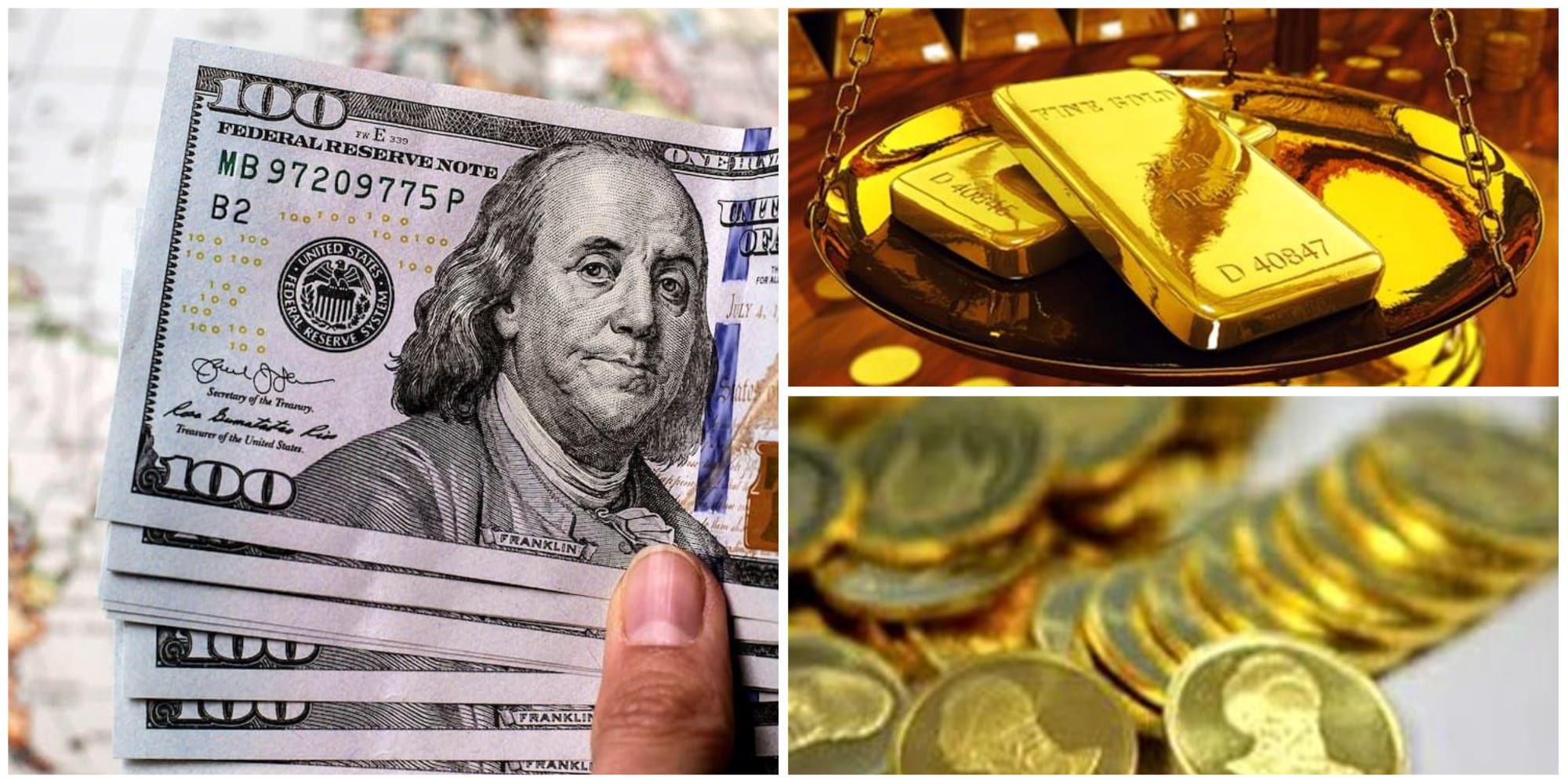 ریزش آبشاری قیمت‌ها در بازار طلا و ارز