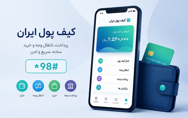بانک مرکزی: 90میلیون کیف پول برای ایرانی‌ها ساخته شد